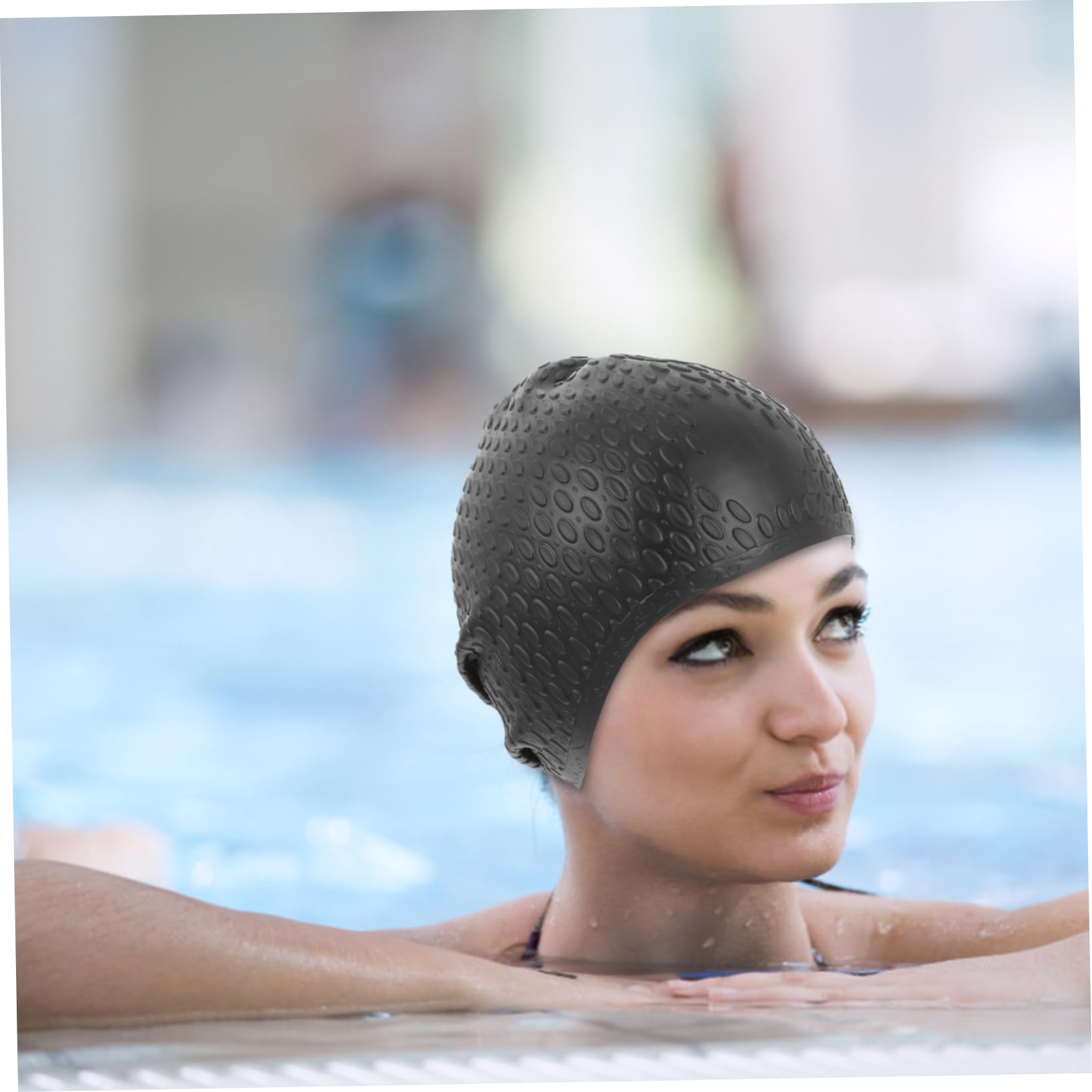 POPETPOP Bonnet De Bonnet De Bain Femme Bonnet De Bain De Mode Bonnet De Bain Adulte Bonnet De Bain Bonnet De Bain Flexible Bonnet De Bain Réutilisable Chapeau pour La Natation Filles