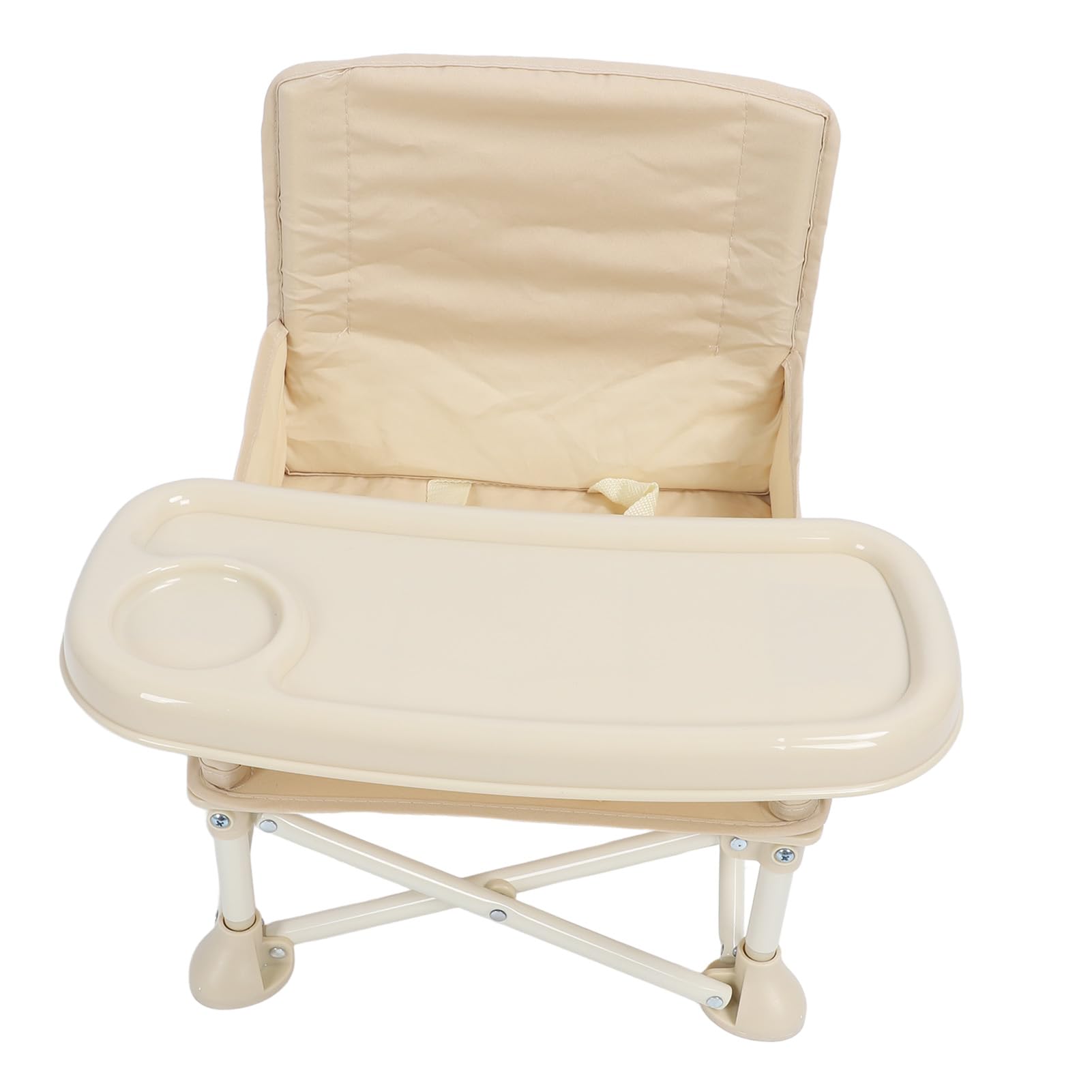 Chaise de bébé Portable, Siège d'appoint Pliable au Design Simple, Chaise Haute de Voyage avec Plateau pour Table à Manger, Camping, Plage, Tabouret d'extérieur pour Tout-petits