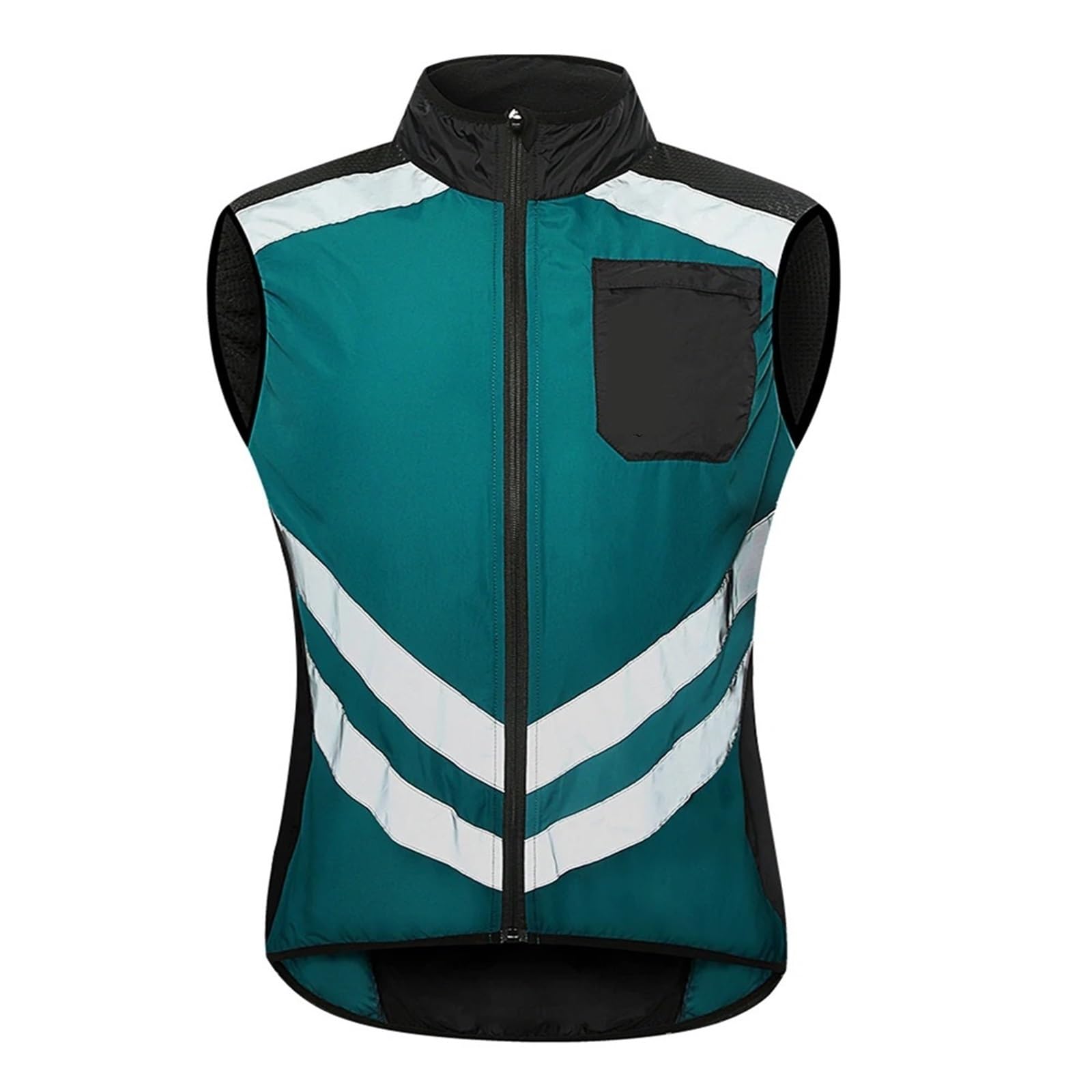 Chaleco Ciclismo Chalecos de seguridad reflectantes for ciclismo, chaleco deportivo sin mangas for hombre, ropa for carretera(02,EU XL (ASIA 2XL))
