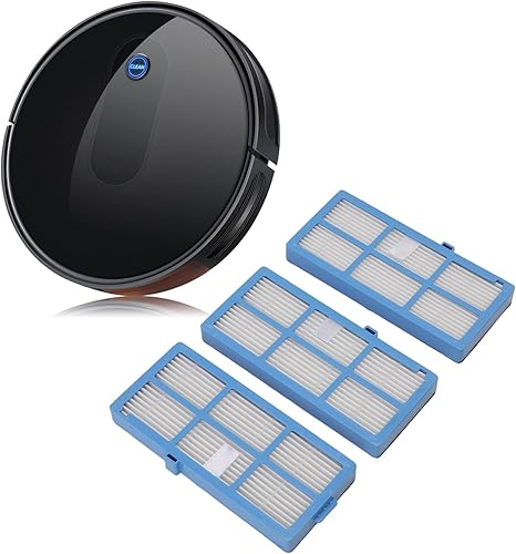 Paquete de filtros de aspiración, 6 piezas de filtros lavables Accesorios de alta eficiencia para barrendero de aire de partículas para Bagotte BG600