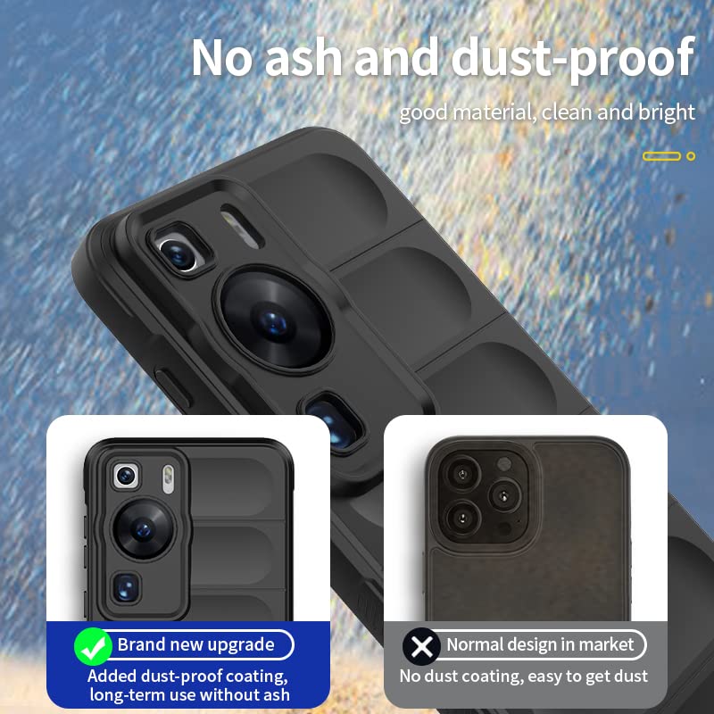 WOKEZ TPU-fodral för Huawei P60 4G - Grå, reptålig och mjuk
