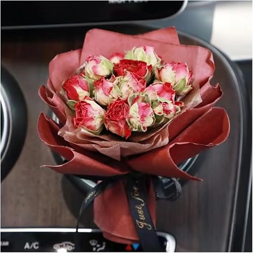 Miniatura 1 de Encantador difusor de coche, ambientador, ramo de rosas secas, decoración de ventilación automática, regalo de aromaterapia, relleno de calcetines