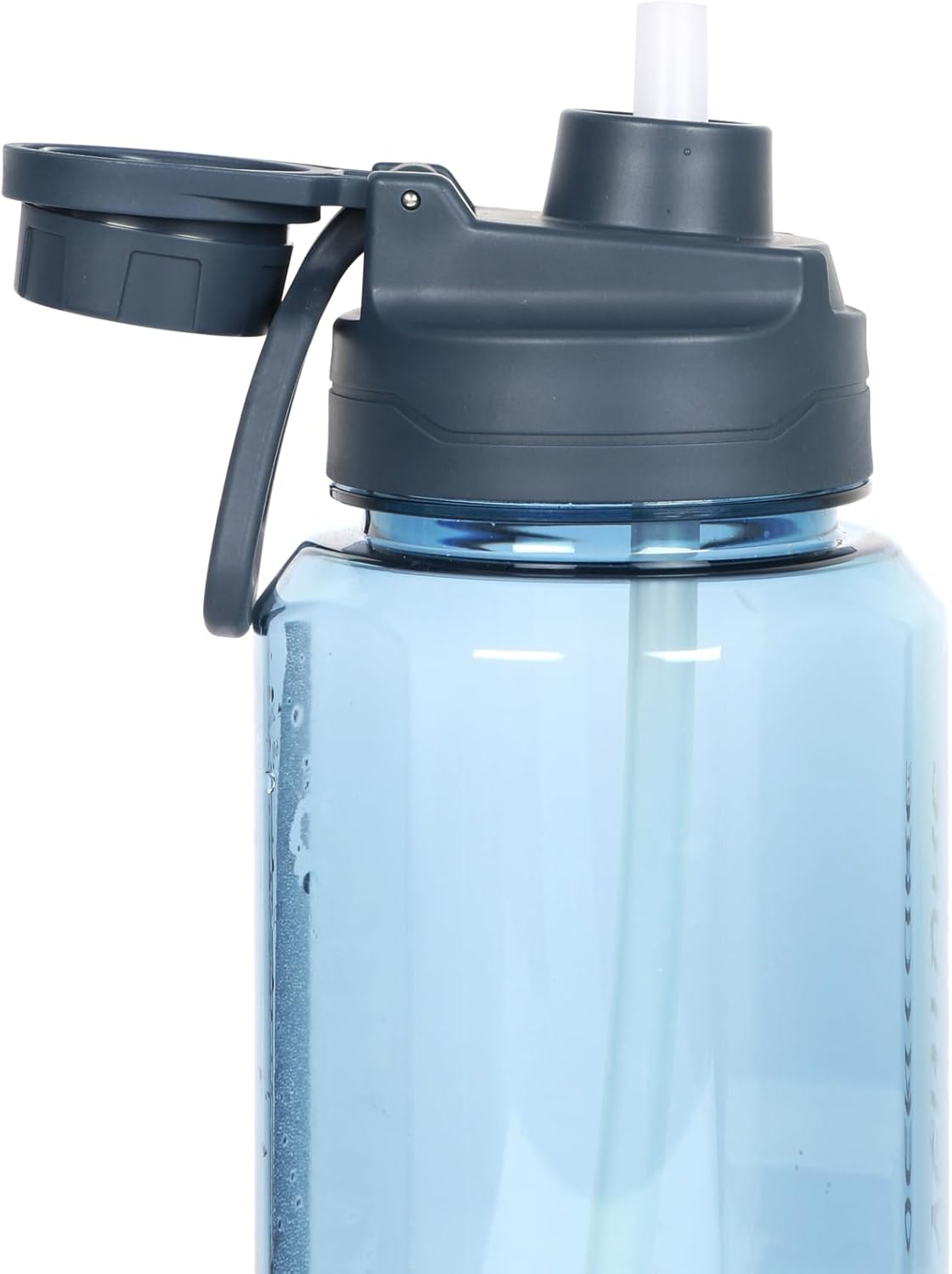 Lifeventure 2 Litre Tritan Flask for Hiking, Camping, Outdoor Sports, Made From BPA-Free Material, Leak-Proof, Screw-Top Lid, With Side Volume Measurements