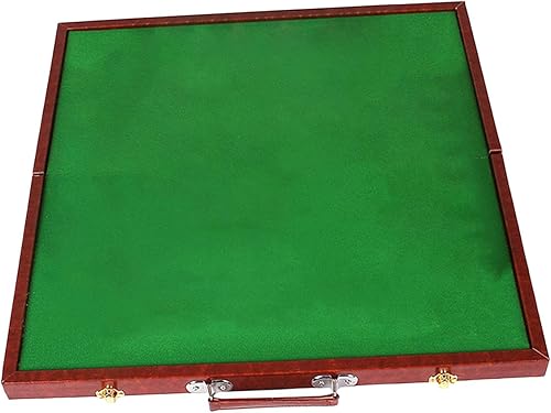 DYNWAVE Mini mesa plegable Mahjong,Juego de mesa de tiempo libre,Juego de azulejos de juego de actividades