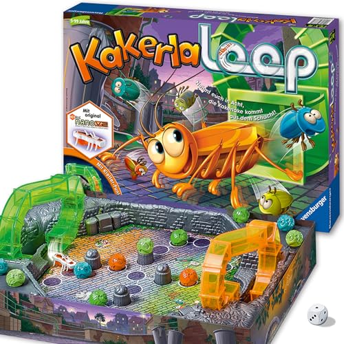 Ravensburger - Kakerlaloop 21123 - Kinderspiel mit elektronischer Kakerlake...