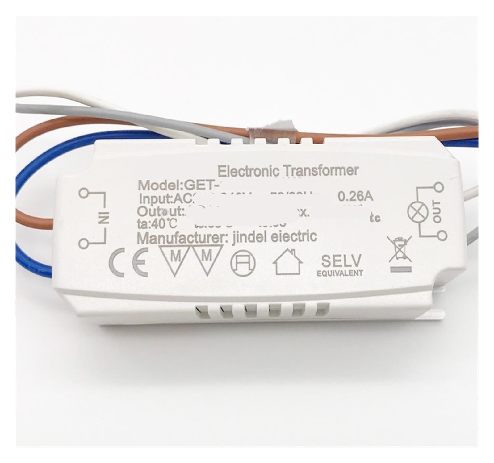 Transformateur LED 160W GET-1003 pour alimentation stable de lampe électronique de salon