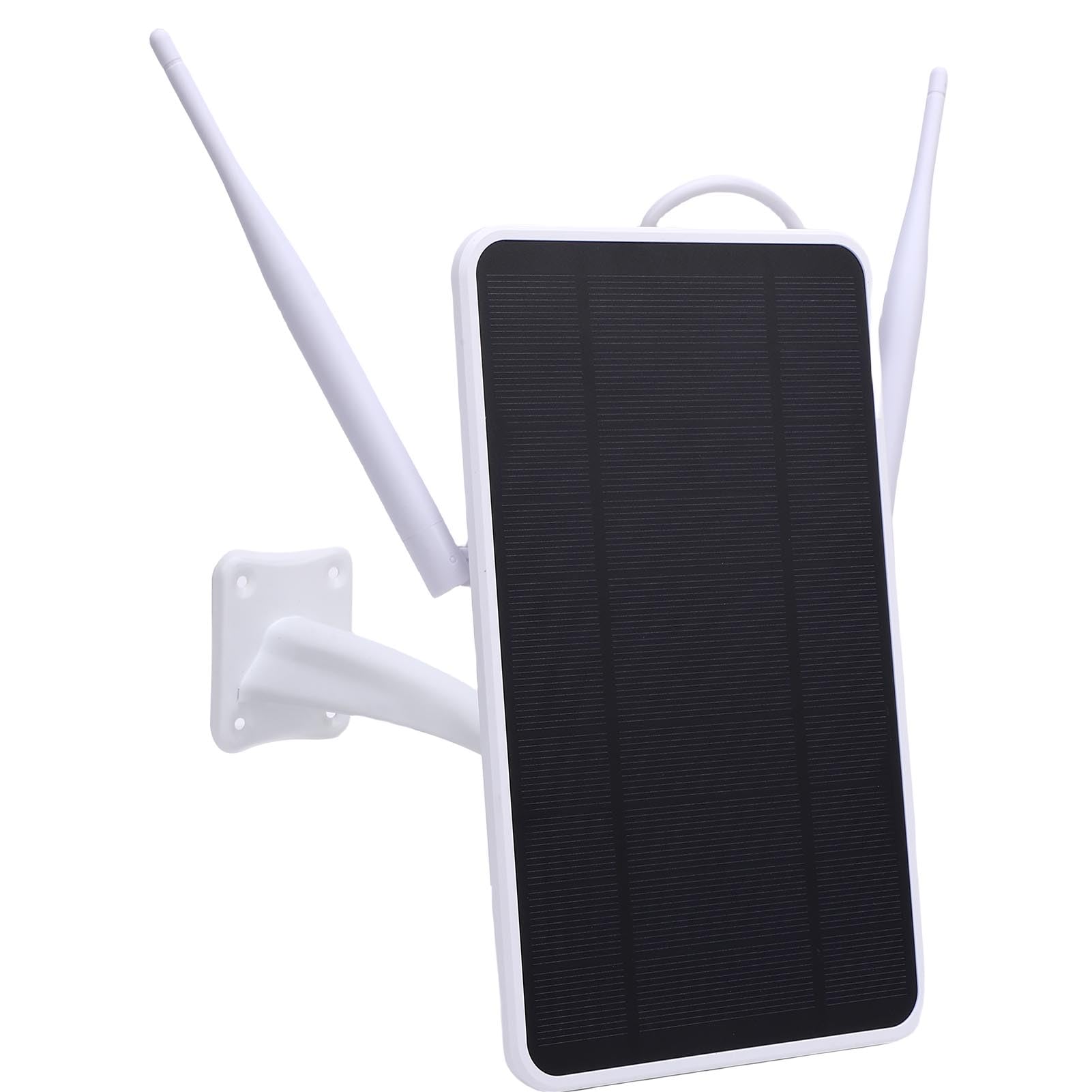 ASHATA Router Modem da 4G LTE da 6W a Energia Solare, Ripetitore di Router WiFi per Esterni con Slot per Schede SIM, a Prova d'acqua IP66 a Lunga Durata (EU)