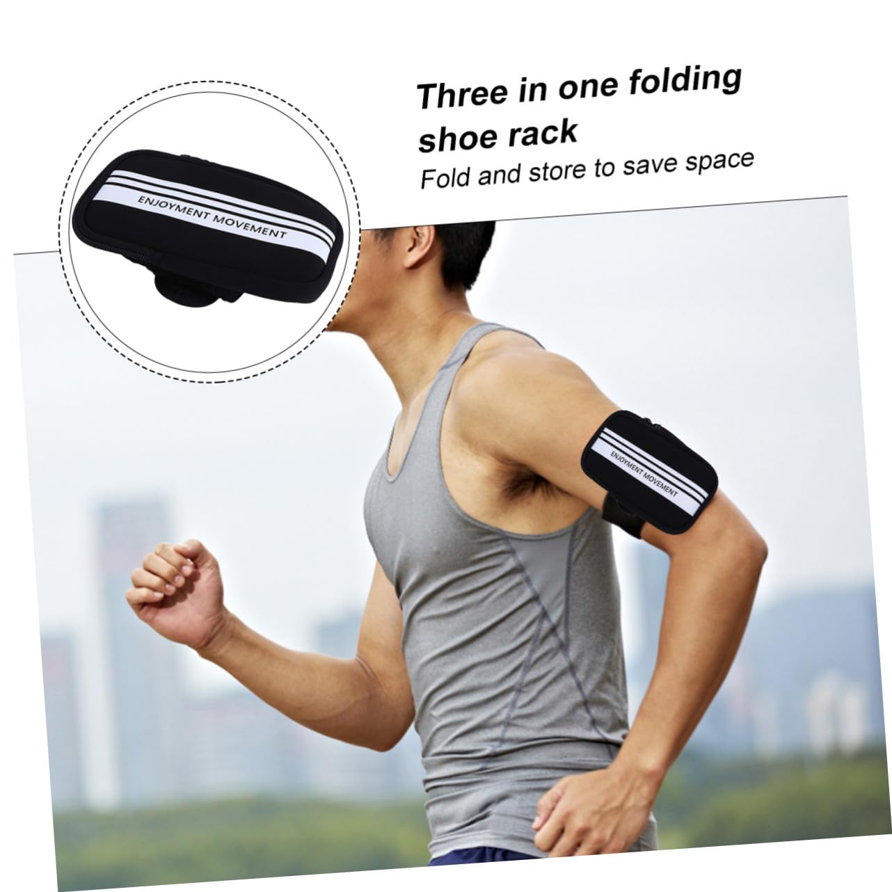 DOITOOL Bolsa de Brazo para Teléfono Móvil para Correr 3 Unidades con Acceso para Auriculares para Actividades al Aire