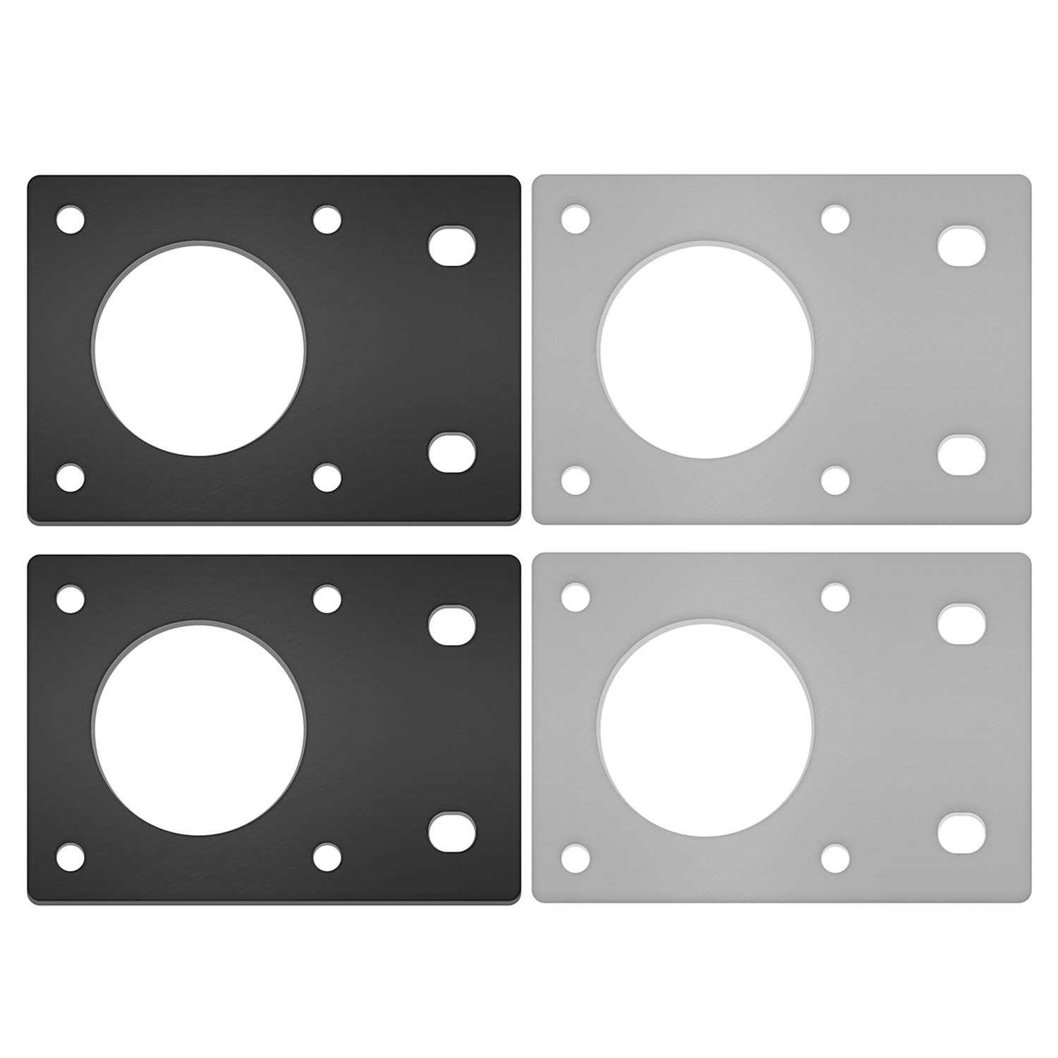 Semoic 3D Printer Accessories NEMA 17 42-Series Stepper Motor Mounting Plate Fixed Plate Bracket for 3D Printer CNC Parts Fit 2020 Profiles