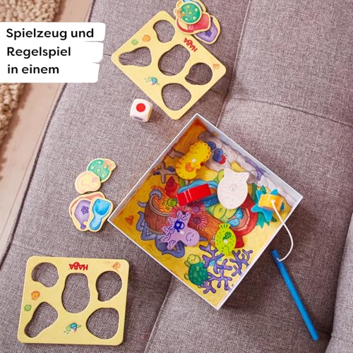 Image of HABA Magnetic Fishing Game - Here Fishy Fishy, My Very First Games Learning Toys & Preschool Toys for Ages 2 and Up, German Box