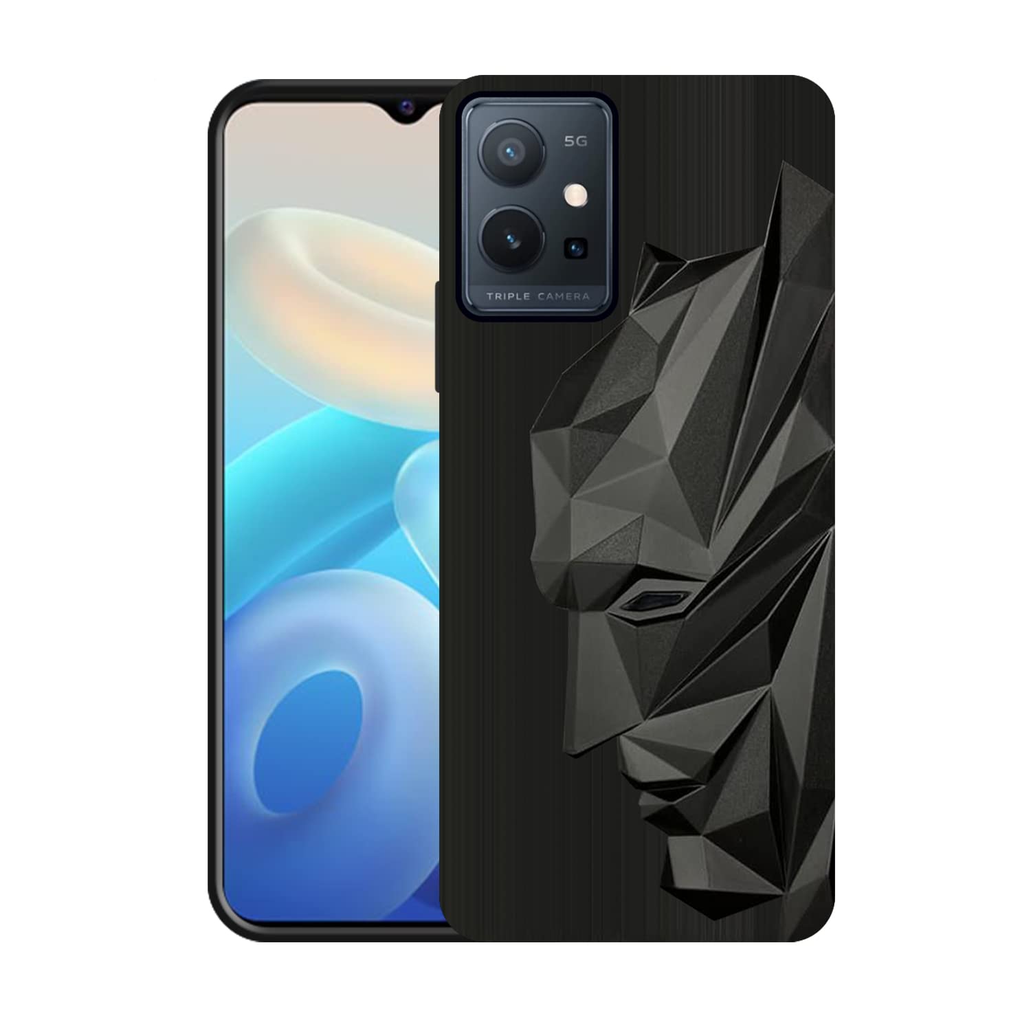 VIDO Exclusive Soft Back Case Cover for Vivo T1 5G / Vivo Y75 5G / Vivo iQOO Z6 5G (Shock Proof |360 Degree Complete Protection)
