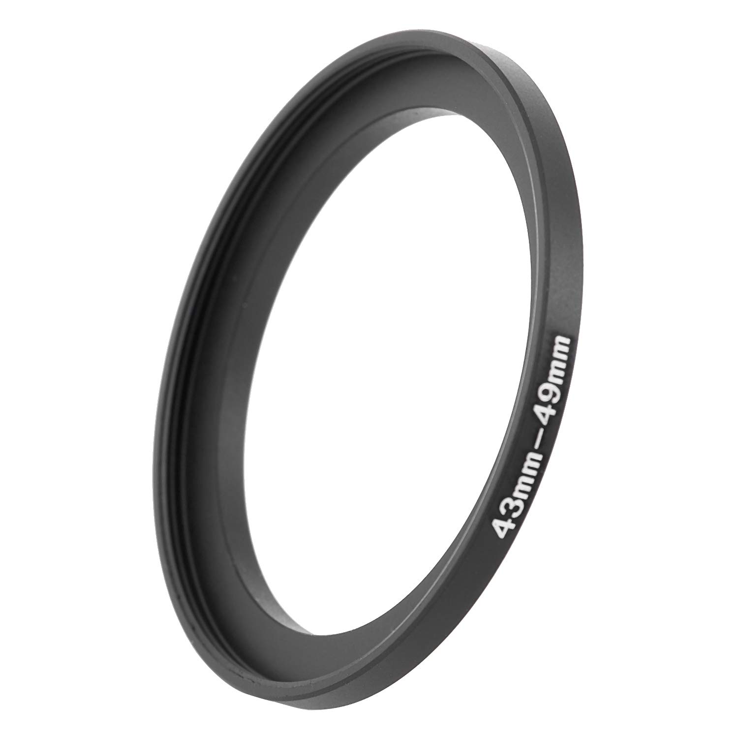 Dewedrt 43mm to 49mm Metal Step Up Filter Ring Adapter for Camera