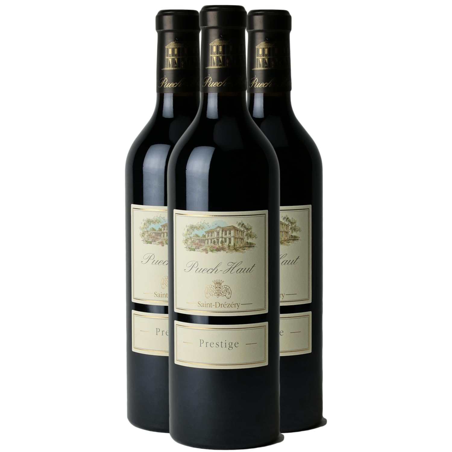 Château Puech Haut Languedoc Prestige - Rouge 2022 - Vin Rouge du Languedoc - Roussillon (3x75cl)