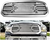 ⭐【MODELOS APLICABLES】Esta modificación de la parrilla central del automóvil para Dodge RAM 1500 2013-2017.