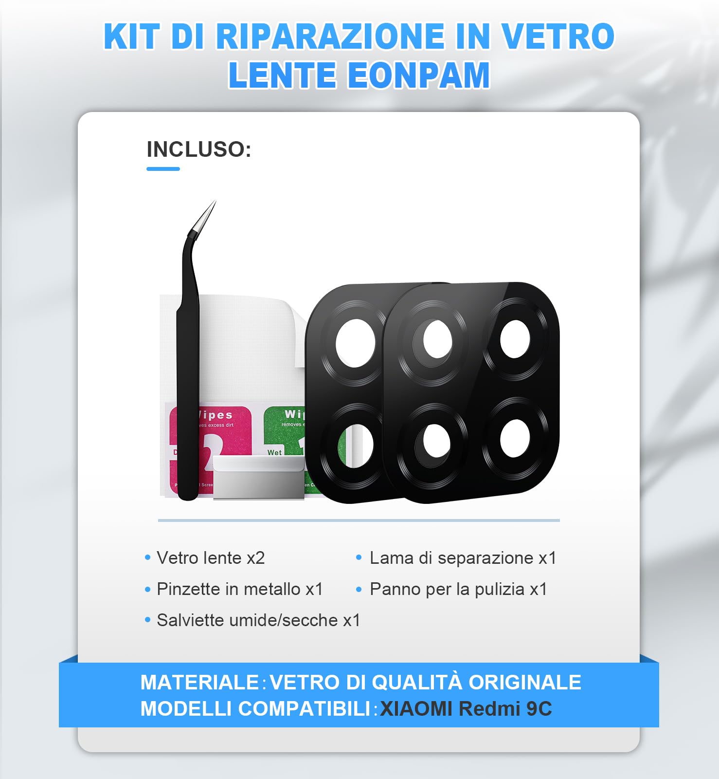 ExtKry 2 Pezzi Vetro Fotocamera per Xiaomi Redmi Note 10 PRO