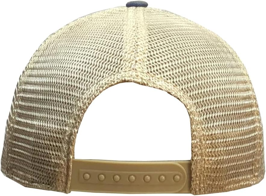 VINTAGE LIFE Raising My Husband is Exhausting Distressed Trucker Cap, Navy Blue, Cotton, Polyester, Indoor, Outdoor - Image 3