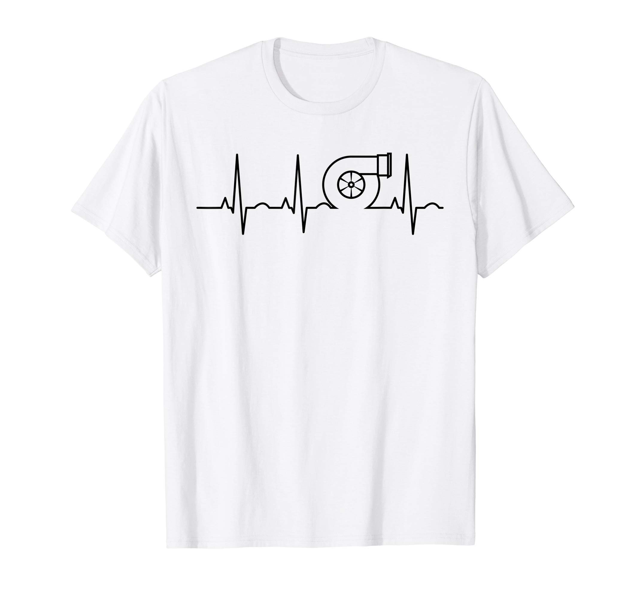 Turbocharger heartbeat turbo tuner car lover car gift T-Shirt
