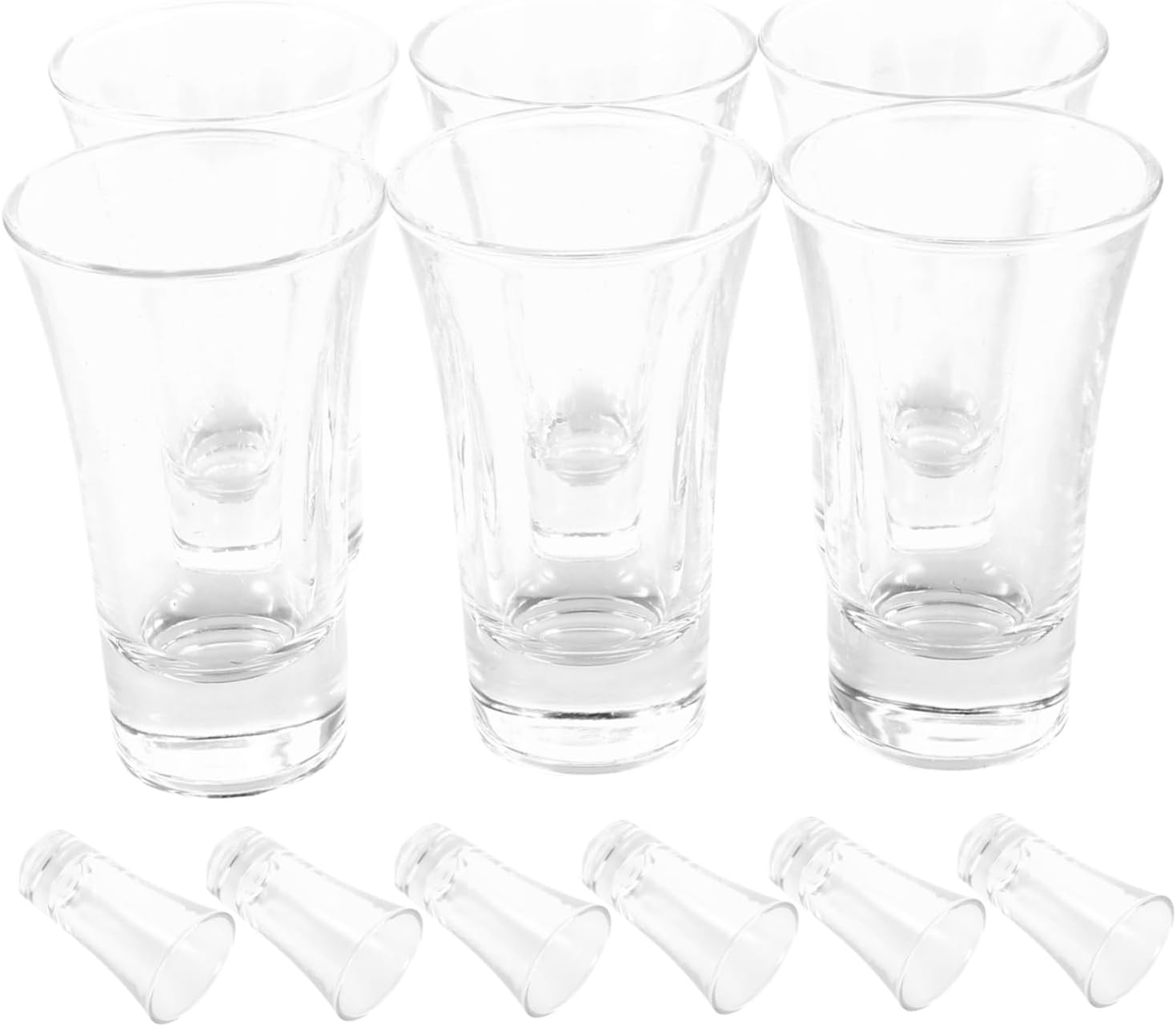 Alipis 12pcs Glass Communion Cups Religious Glass Cups for Church Services Elegant Design for Ceremonial Use for Baptism and Holy Water