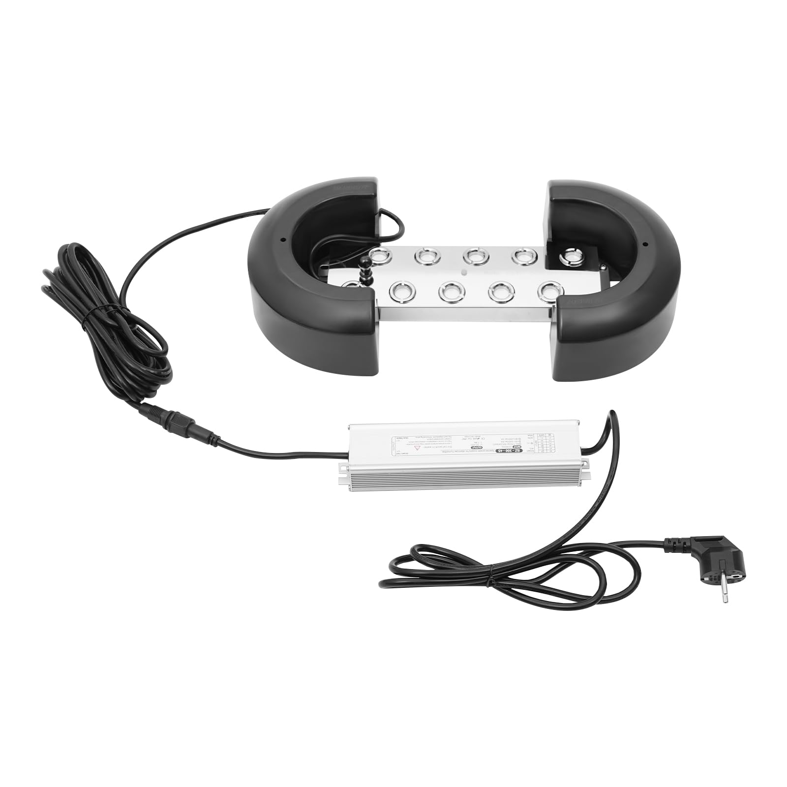 Nebulizzatore a ultrasuoni, 10 teste, 7 l/h | Alimentatore di rete da 350 W, IP67, nebulizzatore pesante, per terrari, laghetti, fontane