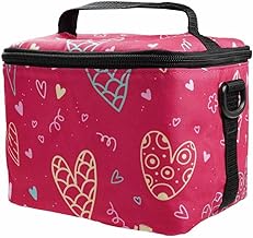 caseroxx Sac de Transport pour Tonie- et Tigerbox à Porter Autour de l'épaule avec Un Design Motif Coeur - Rose Unique, adapté aux Enfants et de Haute qualité