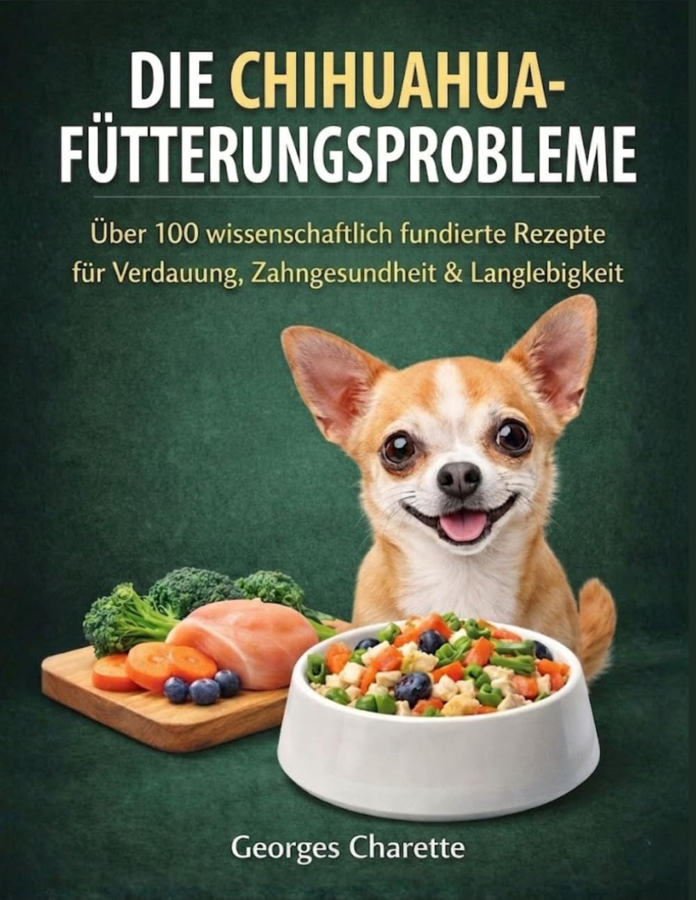 DIE CHIHUAHUA-FÜTTERUNGSPROBLEME: Über 100 wissenschaftlich fundierte Rezepte zur Verbesserung der Verdauung, Allergien reduzieren, Zähne stärken & Ihrem Chihuahua zu mehr Wohlbefinden verhelfen