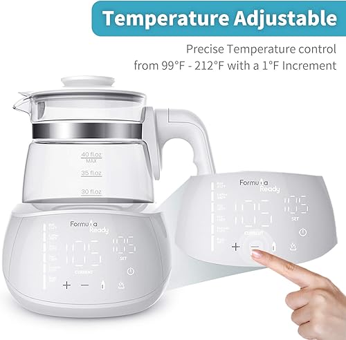 Miniatura 4 de Formula Ready Hervidor de agua para bebé hervir un botón y enfriar y mantener el calor a la temperatura perfecta del biberón 247  Dispensar agua