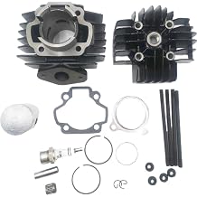 Cylinder Piston Ring Head Gasket Set Kit Fits PW50 QT50 60CC 1981-2009 BIG BORE KIT SET