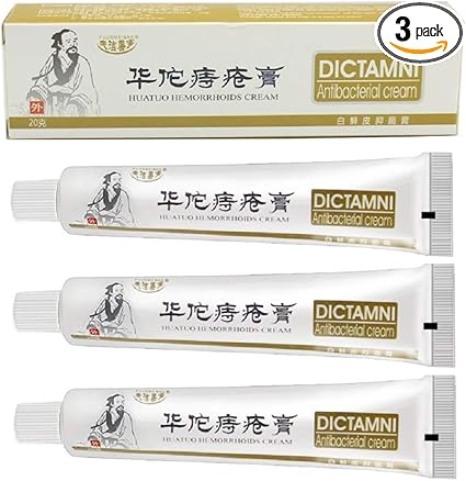 Amazon Com Crema De Hemorroides Herbales Chinas 3pcs Dictamni Crema Antibacteriana Para Hemorroides Hemoroides Prolapso Anal Fisura Anal Salud Y Hogar