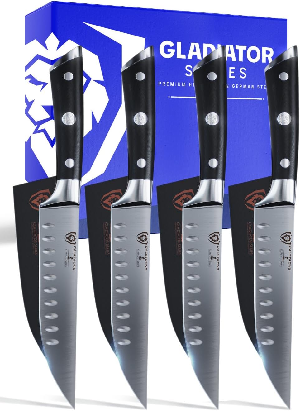 Dalstrong Steak Knife Set 4Piece 5 inch Straight