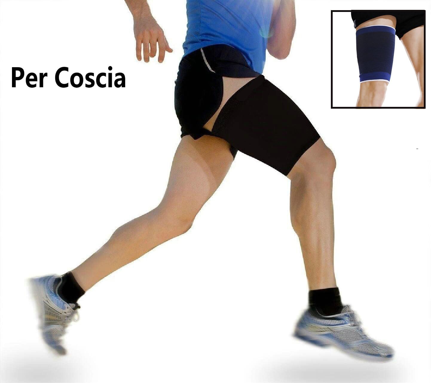 Bande élastique De Sport De Bandage De Genou De Levage De Compression De Jambe De Soutien De Sangle De Genou De Bande Attelle(Blanc