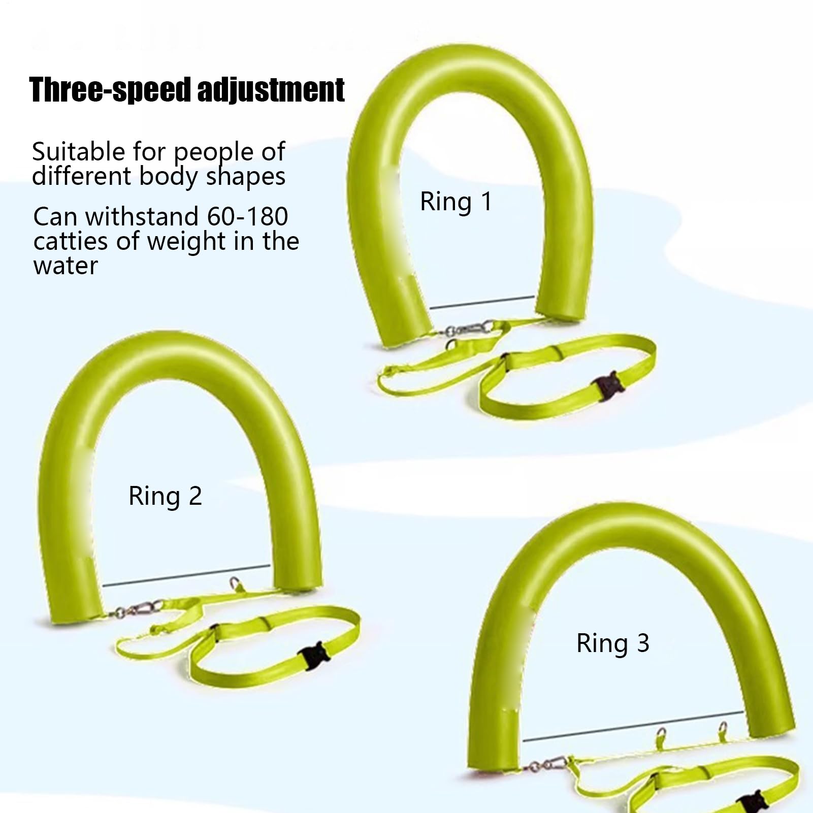 Flotador de Piscina Entrenador de natación de Alta Visibilidad | Barra de entrenamiento de natación de espuma Para Río, Mar, Embalse, Lago, Principiantes, Deportistas, Hombres, Mujeres