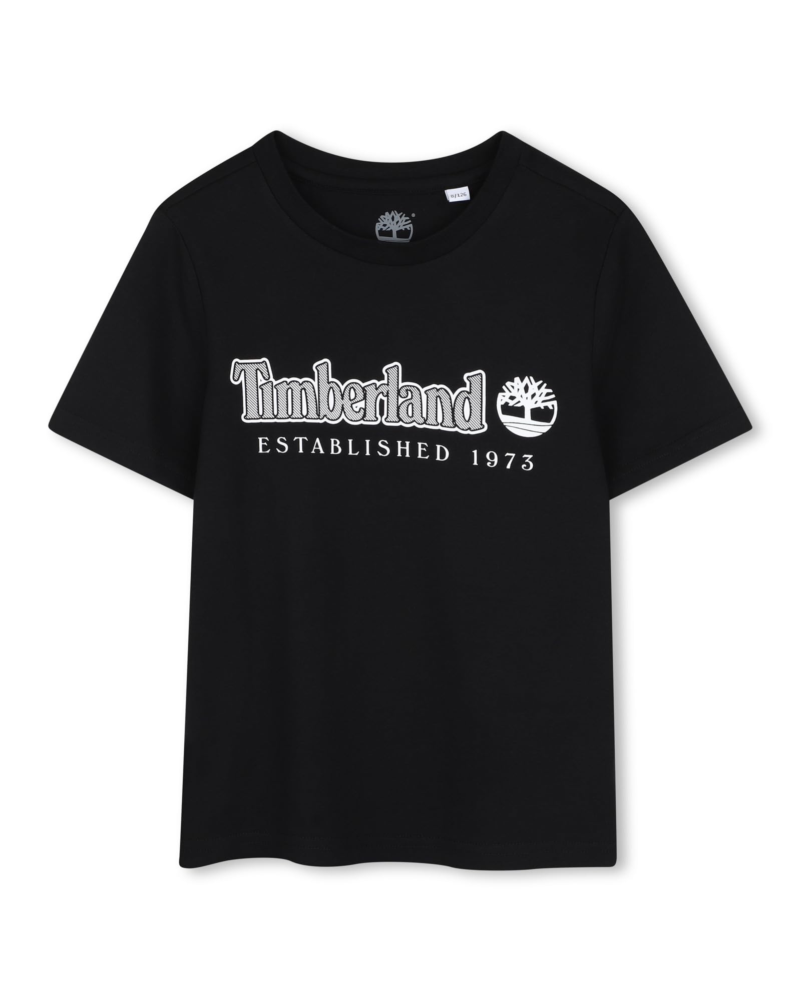Timberland Boy's T60212 T-Shirt, Black Black, 6 Years