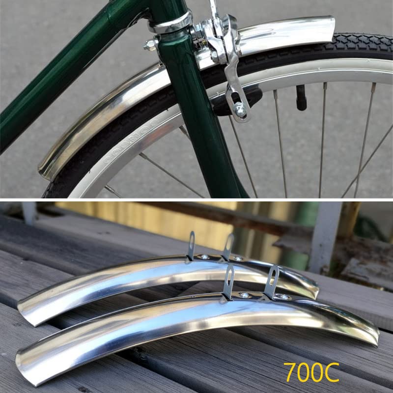 Garde-boue vélo rétro 700C en acier inoxydable chic et durable
