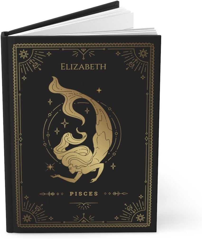 Personalized Zodiac Journal, Custom Zodiac Journal for Women & Men, Astrology Sign Notebooks, Custom Name Astrology Gifts Women and Men (Taurus)
