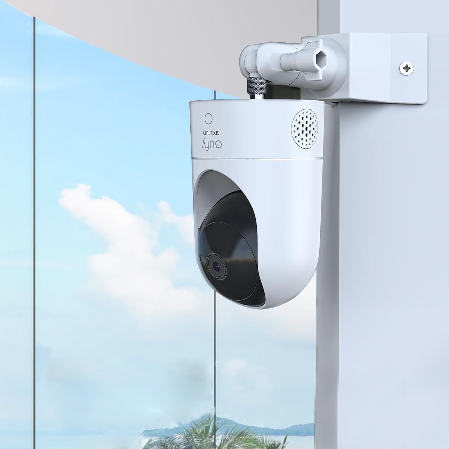 No Drill Ring Indoor Cam Adhesive Wall Mount Bracket, Strong Durable Adhesive - View #9