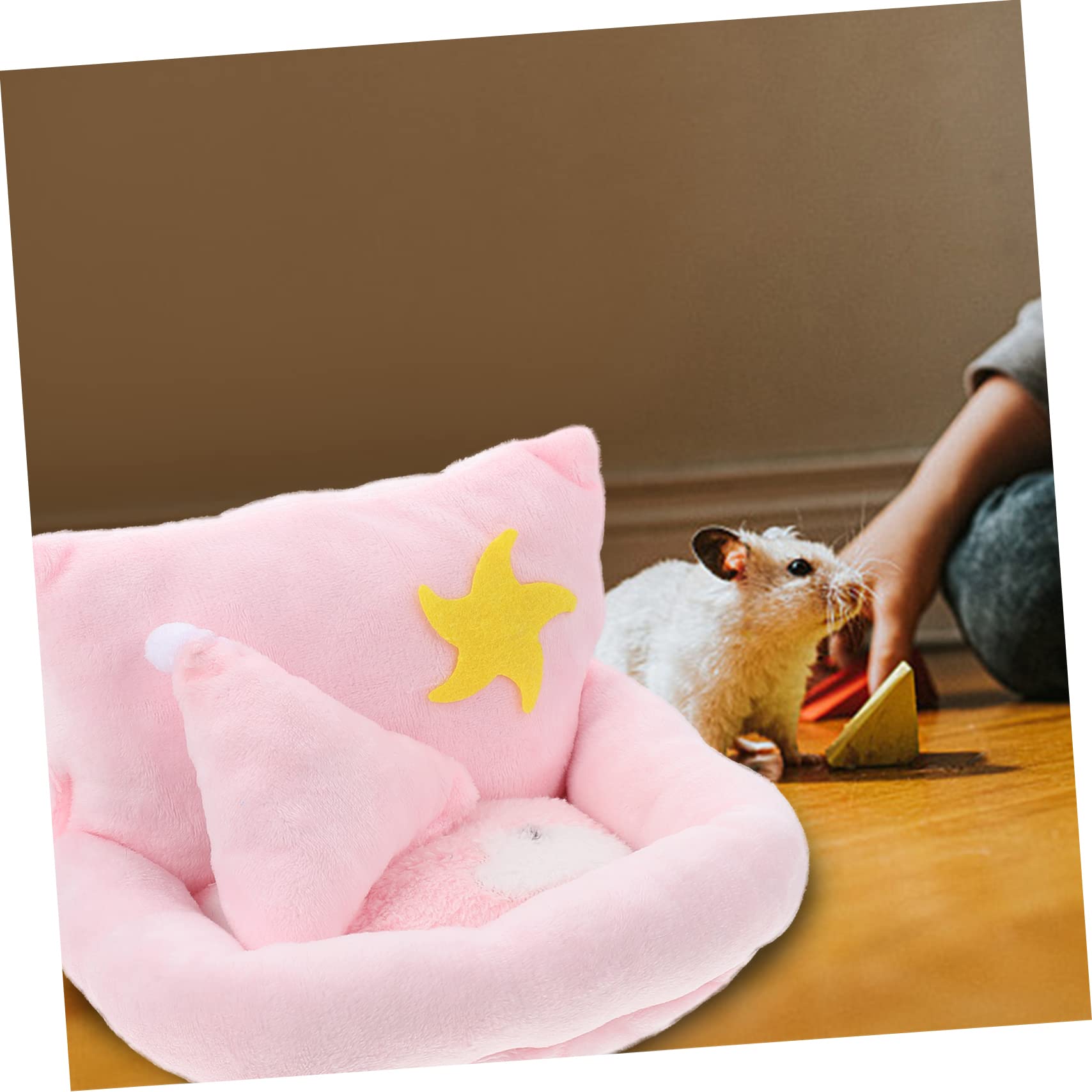 BESPORTBLE 3stücke Kuschelnest Für Kleine Haustiere Warmes Plüschbett Für Hamster Zwerghamster Und Meerschweinchen Für Winter Gemütlicher Rückzugsort