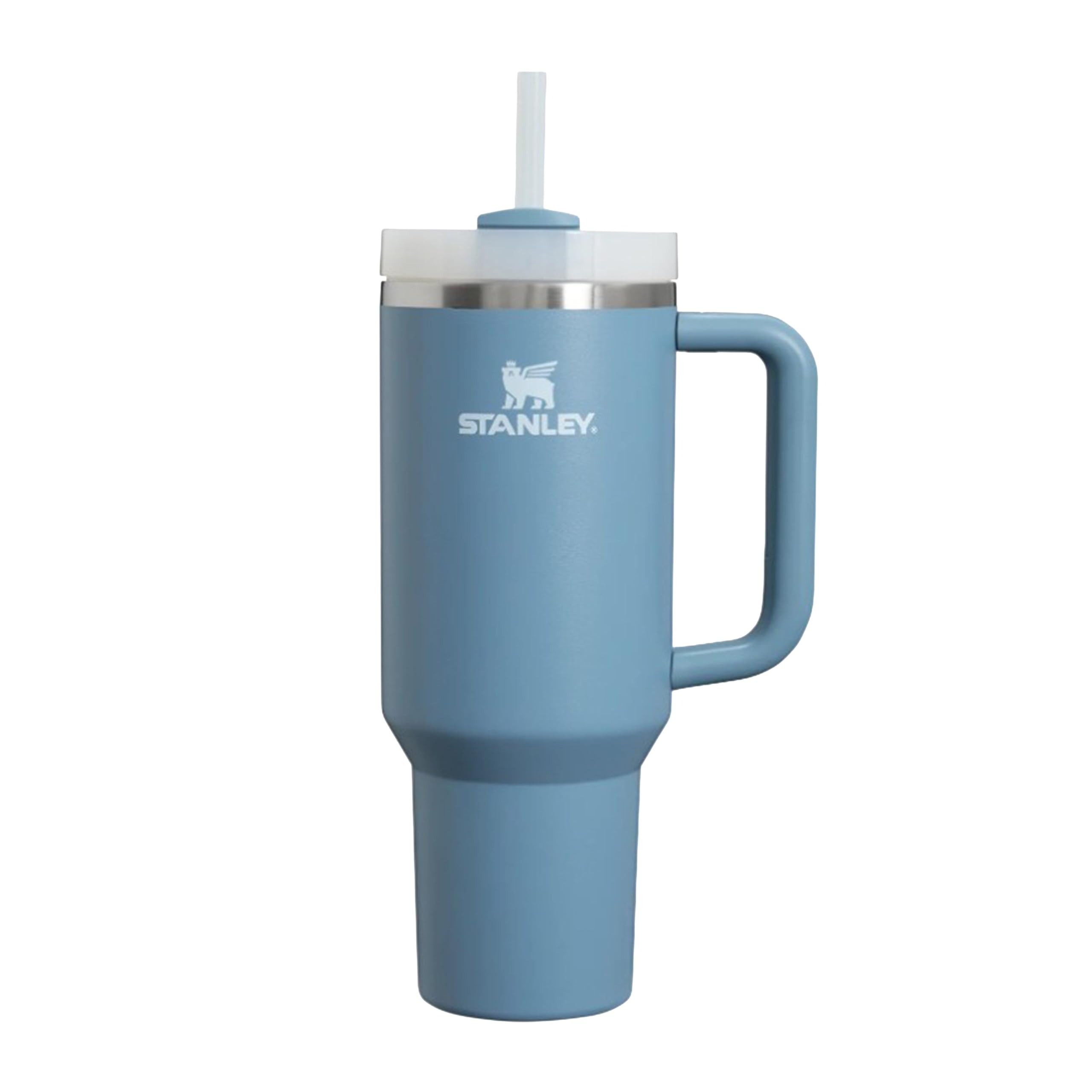 Stanley 1913 Quencher H2.0 Flowstate Borraccia Con Cannuccia 1.2L - Indigo | Freddo Per 11 Ore - Con Ghiaccio Per 48 Ore - Senza BPA - Tazza Termica Con Manico