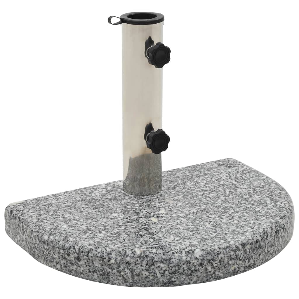 SKM Parasol Base Granite 10 kg Curved Grey (Weight-12KG)