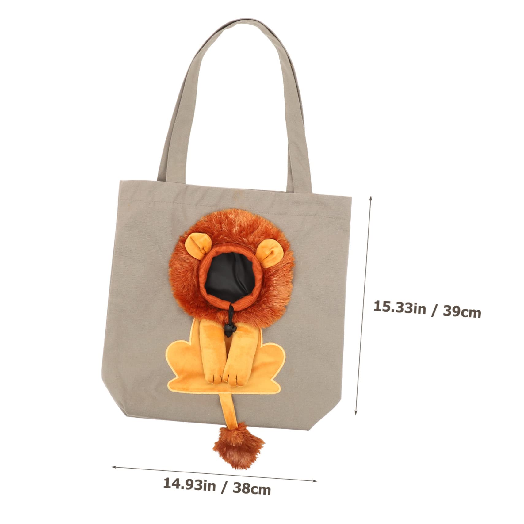 GRIRIW Canvas Cat Carrying Bag Crossbody Pet Carrier for Cats and Dogs Lightweight and Durable for and