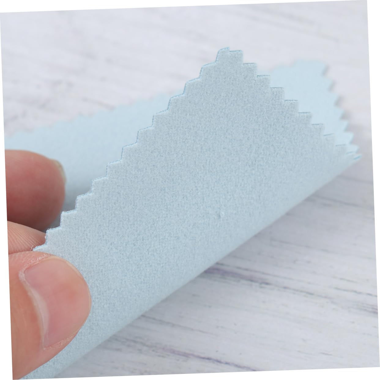SHINEOFI 150 Stk silbernes Reinigungstuch handy putztücher glasreinigungstücher schmuckputztuch Poliertuch für Schmuck Schmuckputzlappen Auto Platin-Reinigungstuch Schmuck Wischtuch Blue