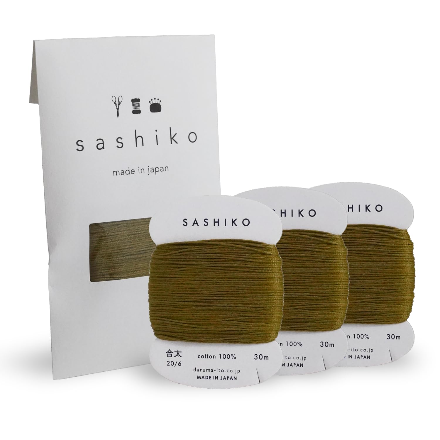 Daruma Sashiko Thread Rolls - Beginner Kits -15