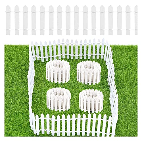 Miniatura Valla, Mini Valla Flexible, Micro Planta Decoraciones Bricolaje, para Decoración Mini Casa, Pequeños Accesorios Decorativos, Bricolaje Jardín Modelo - imagen 7