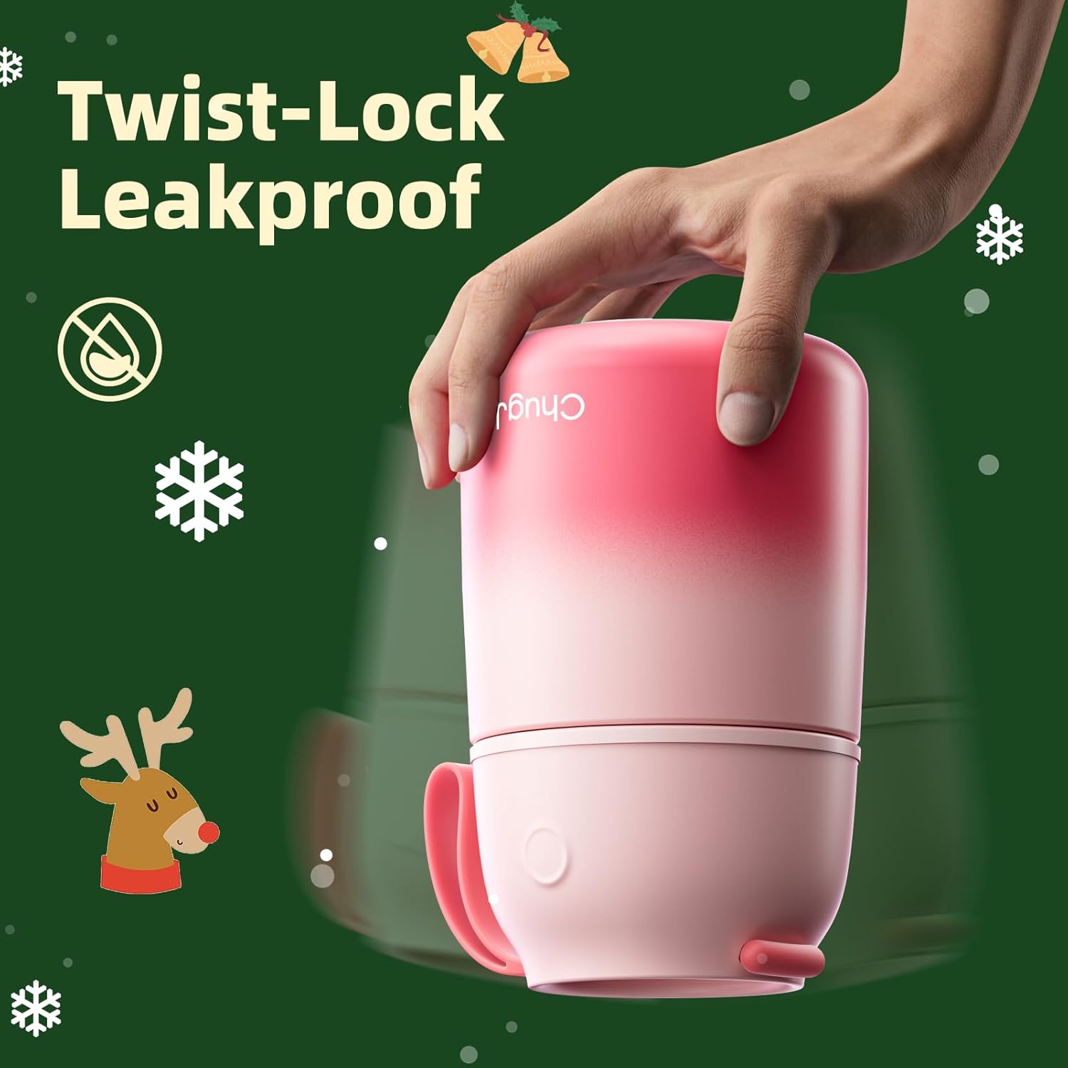 2 Pack Insulated Food Jar 26oz & 18oz, Thermo for Hot Food Vacuum Insulated Soup Container, Leak-Proof Stainless Steel Food Jar with Spoon, Cute Stylish Design for School Office Travel (Pink) - Image 4