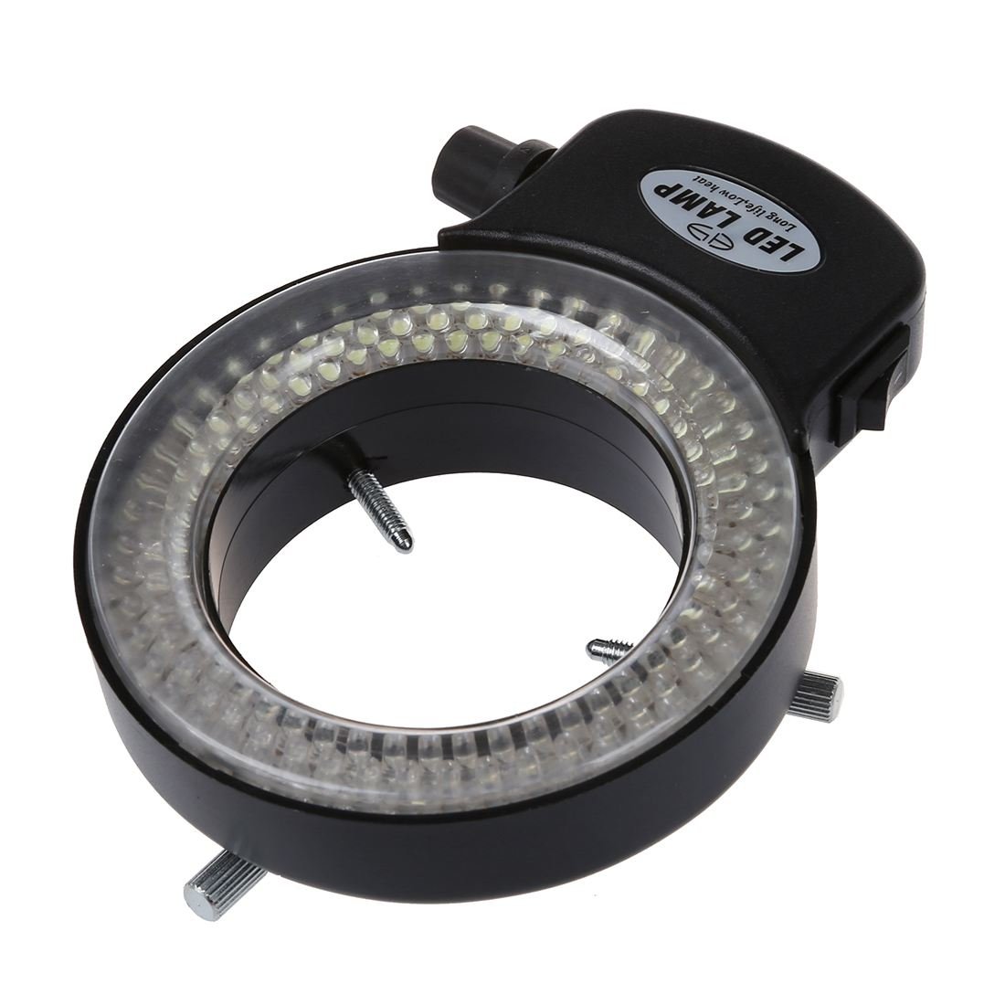 144 LED Mikroskop Ringlicht Ringleuchte 0-100% Einstellbar Lampe für Microscope Ringbeleuchtung