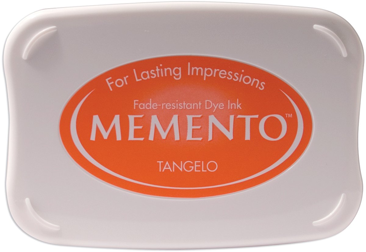 Tsukineko Imagine Crafts Memento Dye Ink Pad-Tangelo