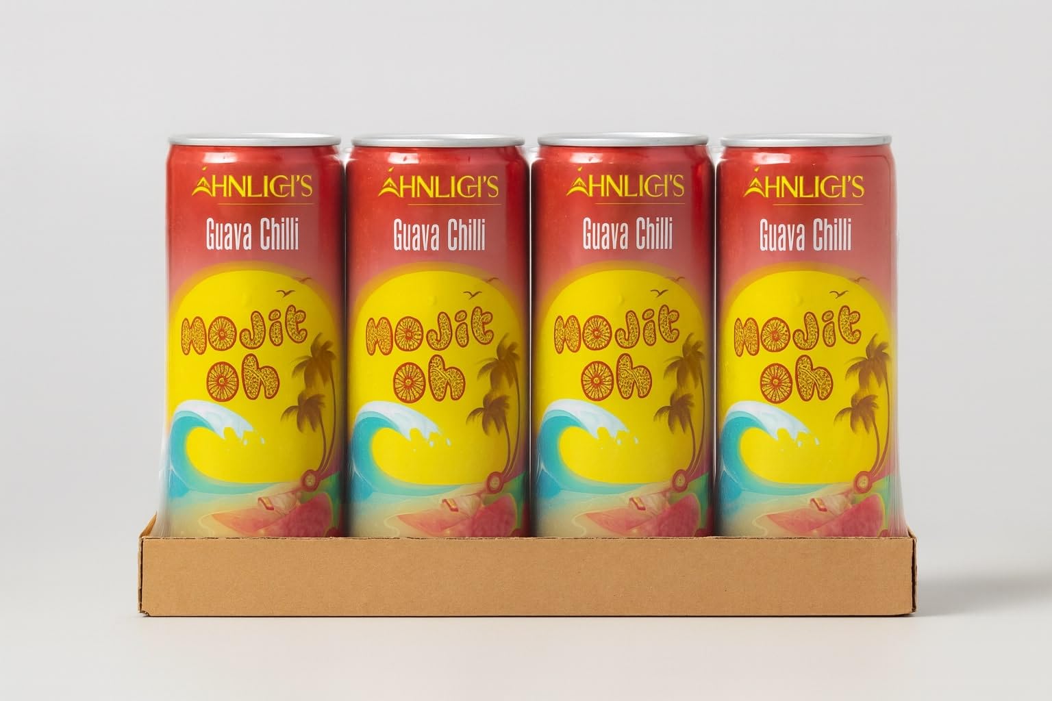 Ahnlich’s Mojitoh – Guava Chilli Sparkling Mocktail – Bold Tropical Flavor with a Spicy Kick (Pack of 6)-image-9