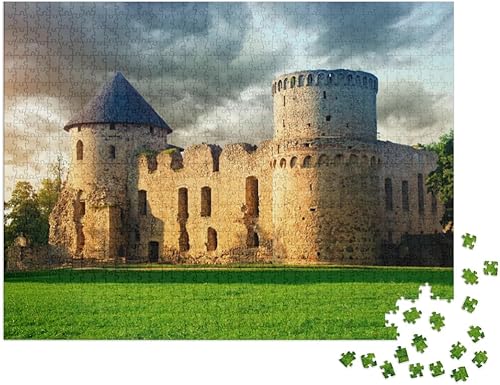 Miniatura 2 de Old Castle in Cesis, Latvia... Jigsaw Puzzle Jigsaw Puzzle with 1000 Pieces