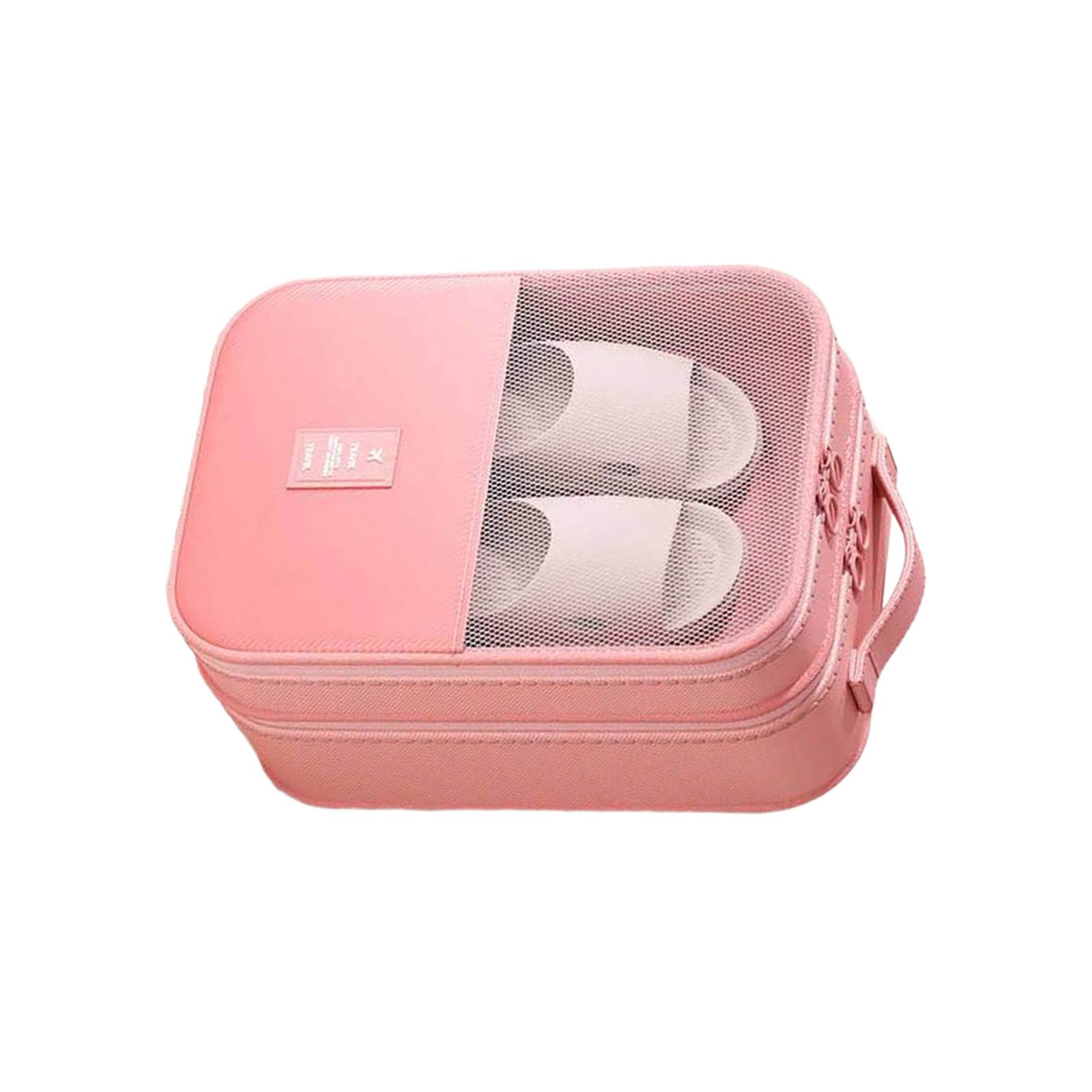 HGENAHGTF Travel Shoe Storage Bag with Multiple Compartments Breathable Meshes and Easy Carry Handle for Organizing Footwear During Trips Travel Shoe Bag Waterproof