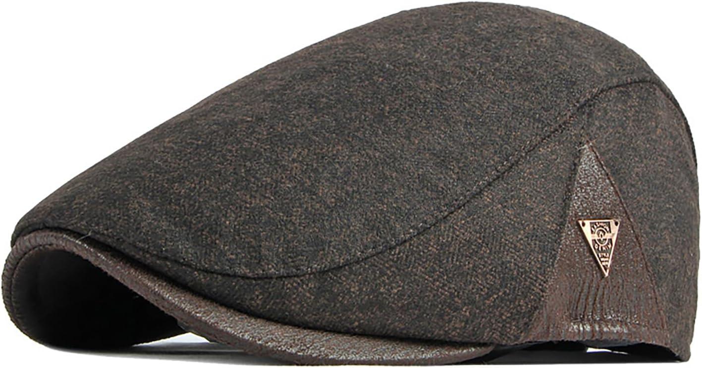 Flat Caps for Men - Newsboy, Beret, Hunting & Cabbie Hats - Irish Flat Caps - UK Adjustable Grandad Hat