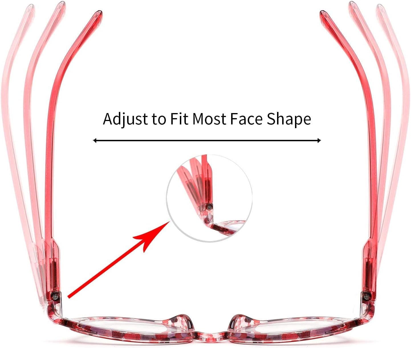 IVNUOYI 6 Pack Reading Glasses Blue Light Blocking Fashion Ladies Readers with Spring Hinges,Anti Glare UV Eyestrain,Computer Eyeglasses for Women 1.75 - Image 5